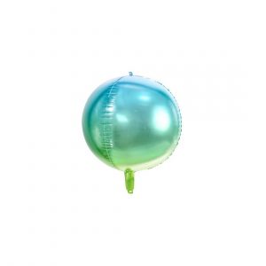 Globo Esferas Ombre Azul Y Verde